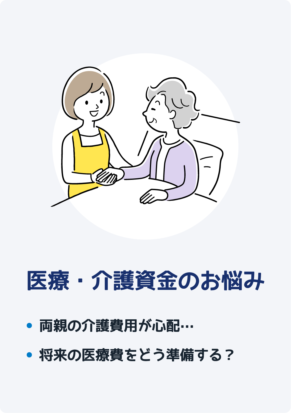 医療・介護資金のお悩み
